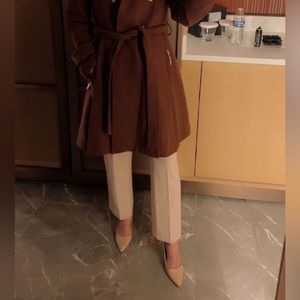 WORN ONCE- Express editor high waisted straight leg business pants